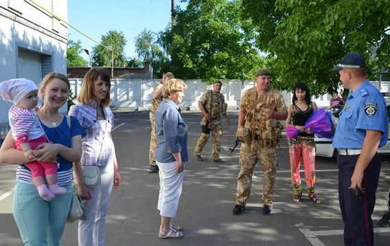 ДАІшники повернулися із зони АТО (Фото) + (Відео) — фото 1