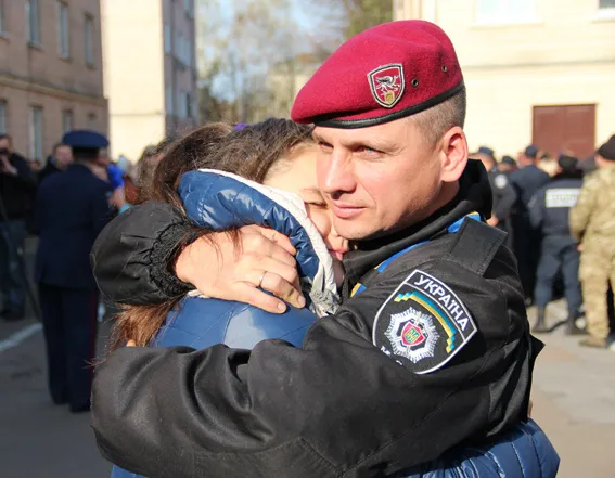 В УМВС зустріли героїв, які повернулися з буремного сходу України (Фоторепортаж) + (Відео) — фото 6
