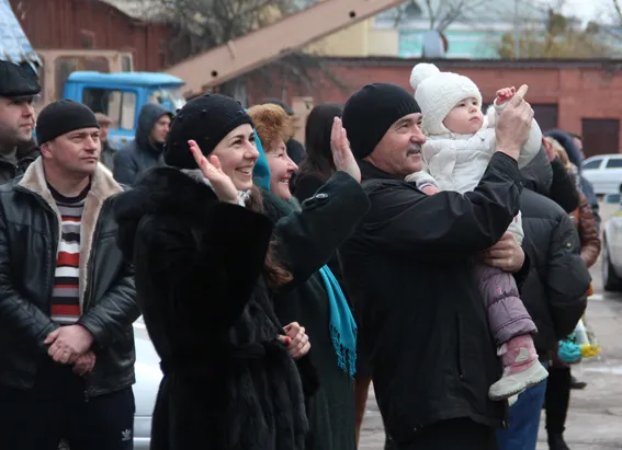 Із зони АТО повернувся зведений загін правоохоронців (Фоторепортаж) + (Відео) — фото 3