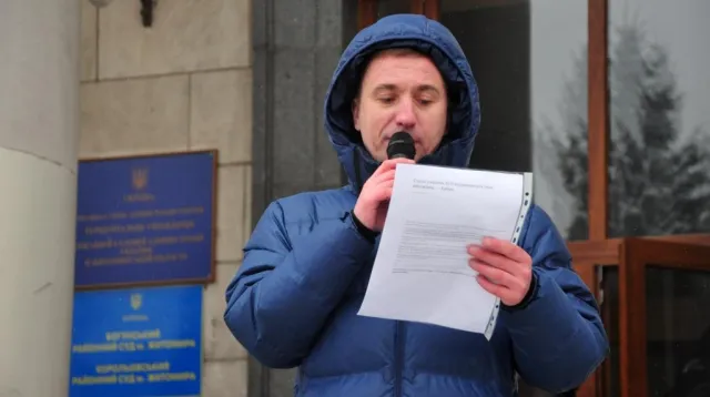 Активісти пікетували проти учасника АТО Лілії Куришко (Фоторепортаж) + (Відео) — фото 7