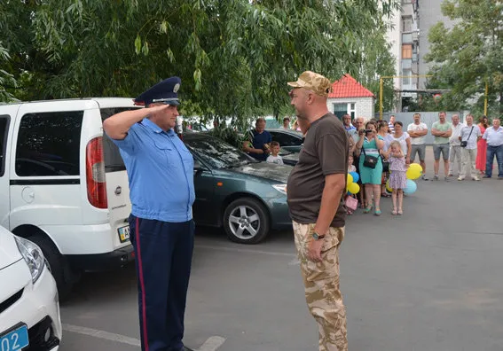 Житомирщина радісно зустріла своїх правоохоронців з зони АТО (фото) — фото 1